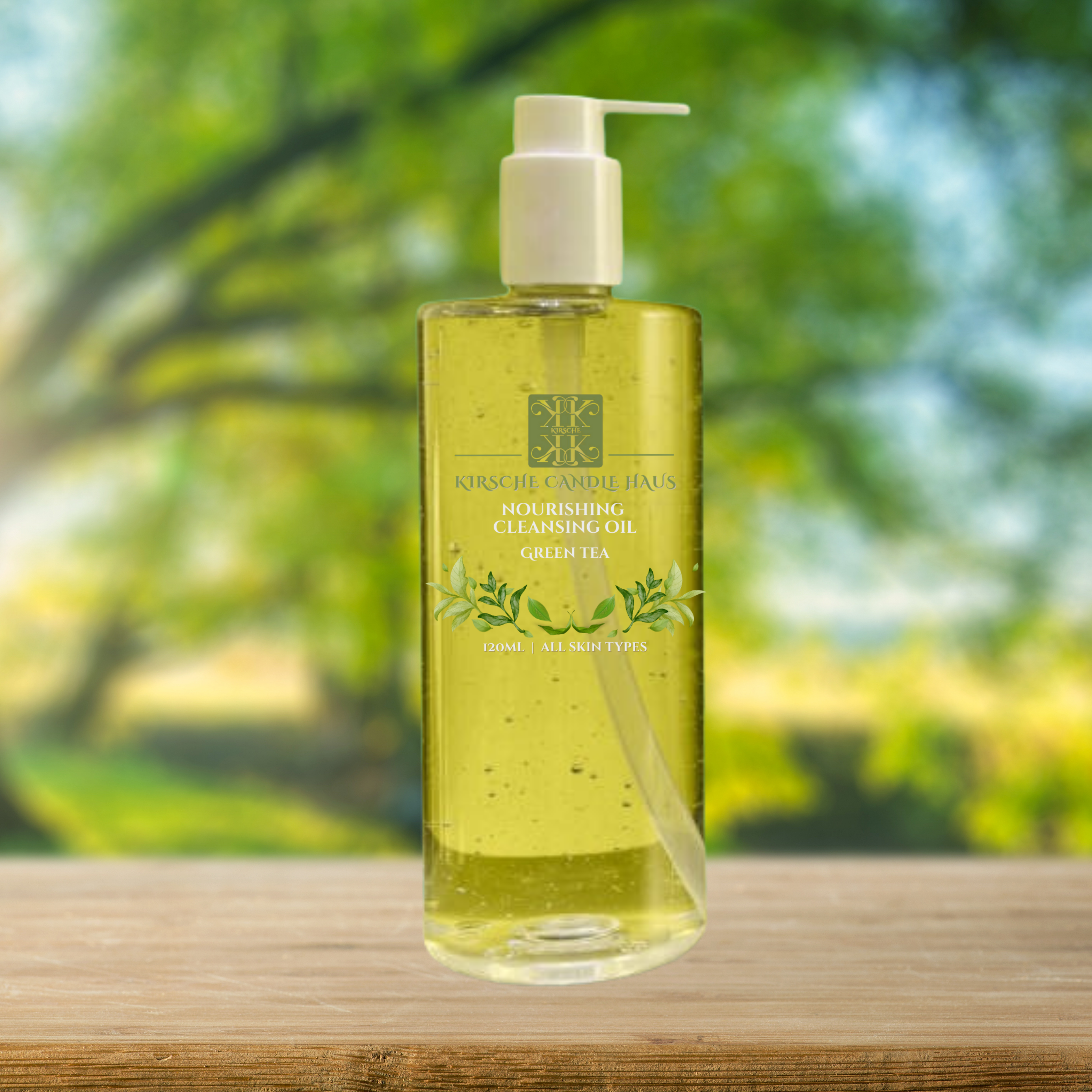 Face Cleansing Oil | Green Tea | Kirsche Candle Haus